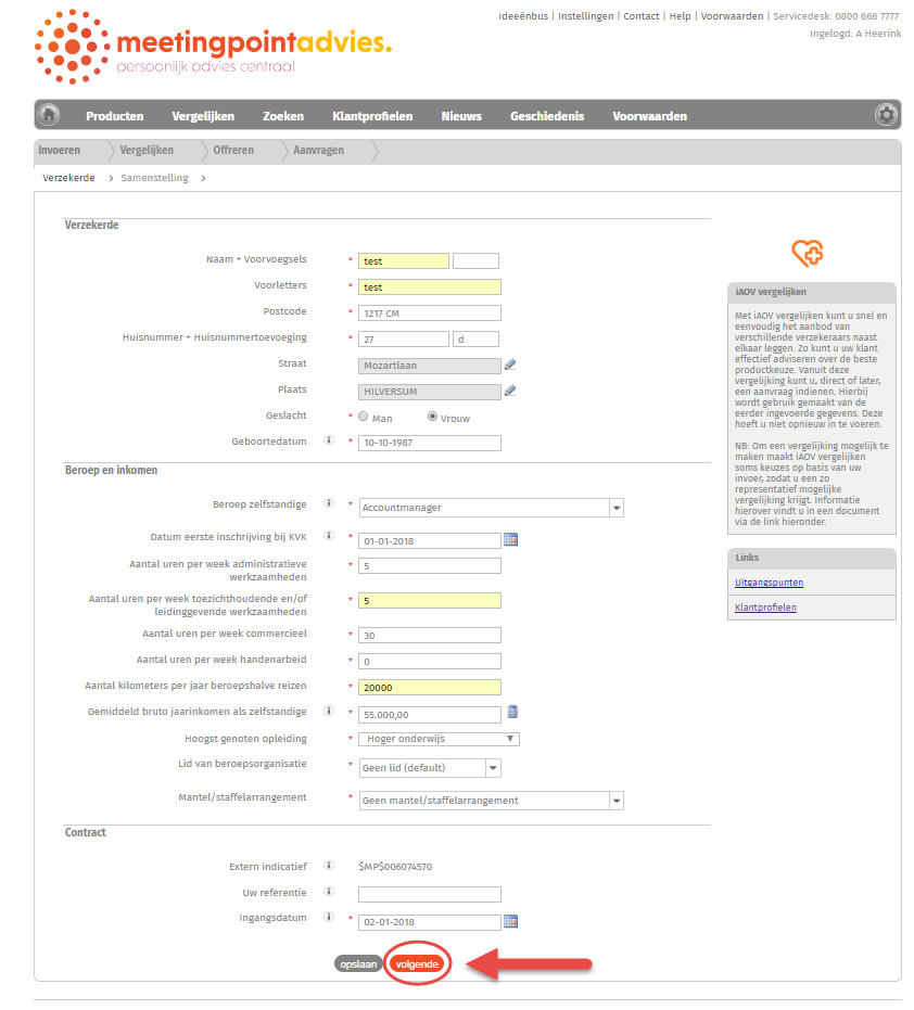 Hoe maak ik een adviesrapport aan in MeetingpointAdvies met een nieuw dossier afb 2.png